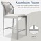 Best Choice Products Set of 2 Indoor Outdoor Counter Height Barstools w/ All-Weather Rope & Aluminum